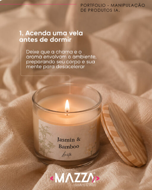 Portfolio criado para fabricante de velas Livita!

Transmitir sentimentos, sensações e emoções através de um tratamento impecável de imagem ❤️

#designdeproduto #rotulo #mazzadesign