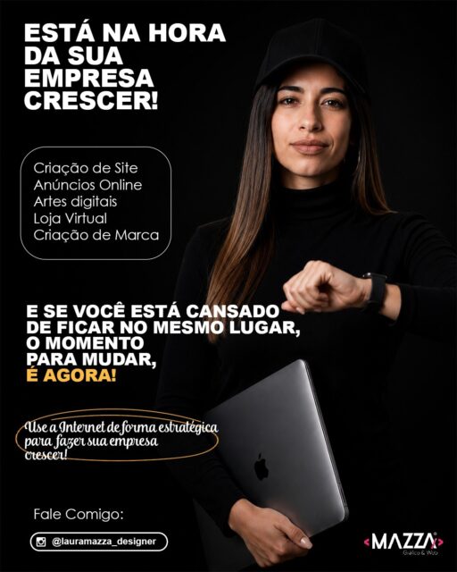 Muitos empresários investem tempo e dinheiro no seu negócio que um dia, foi um sonho, mas ainda dependem apenas de indicações para conseguir clientes, e muitas vezes, essas indicações não aparecem. Enquanto isso, seus concorrentes estão conquistando espaço na internet todos os dias.

Se você quer aumentar sua visibilidade, fortalecer sua marca e atrair mais clientes da forma certa, é hora de dar o próximo passo, e eu posso te ajudar.

- Criação de Sites Profissionais
- Lojas Virtuais
- Gestão de Tráfego Pago (Anúncios Online)
- Artes para Redes Sociais
- Desenvolvimento de Marca e Identidade Visual

A internet é uma ferramenta essencial para empresas que desejam crescer e se destacar no mercado. Afinal, todo mundo está de olho no celular.
Transforme visitantes em clientes, Fortaleça sua presença, e faça sua empresa crescer de forma profissional.

Entre em contato e descubra como posso ajudar seu negócio a alcançar novos resultados.