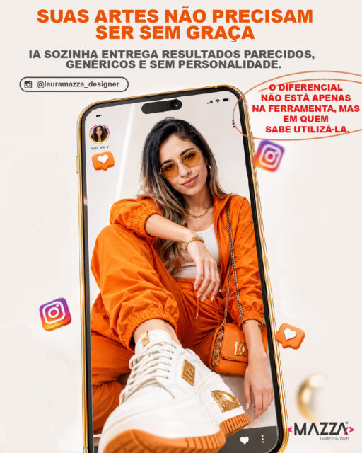 🎨 Suas artes não precisam ser sem graça.

A inteligência artificial é uma excelente ferramenta, e chegou para auxiliar muitas empresas. Porém, utiliza-lá de forma genérica, sem conhecimento, e estratégia, você terá o que muita gente vê por ai: marcas genéricas, com mesmo perfil e muito confuso sem foco.

O diferencial não está apenas na ferramenta, mas em quem sabe utilizá-la.

Uma arte que realmente chama atenção precisa de estratégia, direção criativa, conhecimento de design, composição, cores, tipografia e um prompt bem construído. Quando esses elementos se unem, a IA deixa de produzir imagens padronizadas e passa a criar peças únicas, alinhadas à identidade e objetivo da sua marca.

Se suas artes parecem iguais às de todo mundo, talvez o problema não seja a ferramenta, mas a forma como ela está sendo utilizada.

E se você precisa de mais criatividade para divulgações no seu serviço ou produto, clique no link da bio, e vamos conversar!